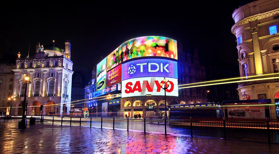 La splendida Piccadilly Circus