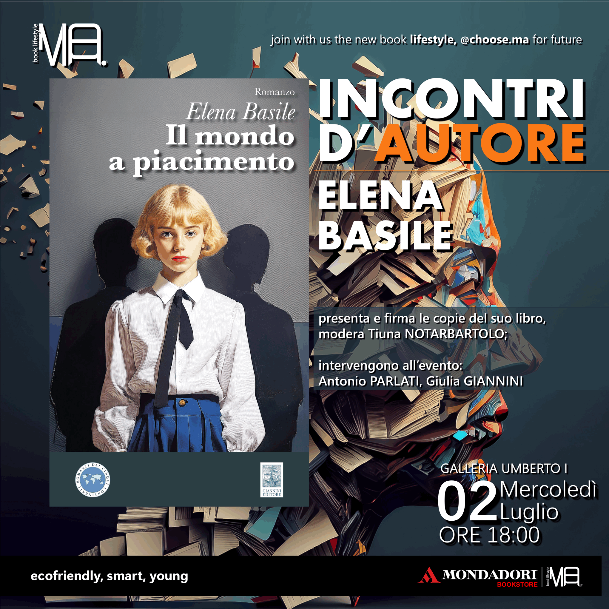 Elena Basile locandina Mondadori