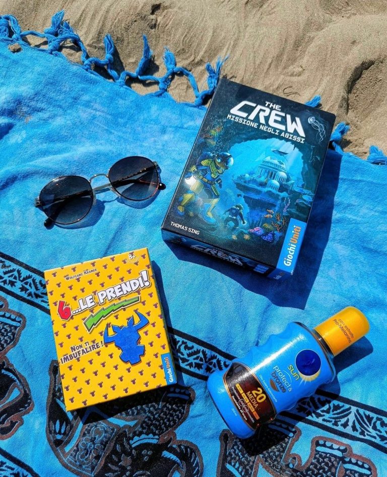 giochi da tavolo in spiaggia