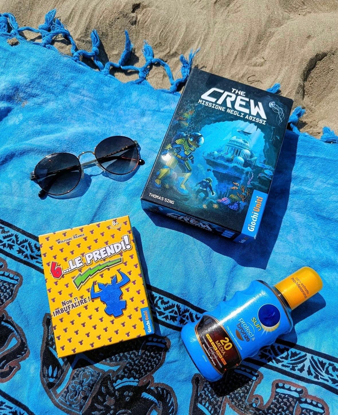 giochi da tavolo in spiaggia