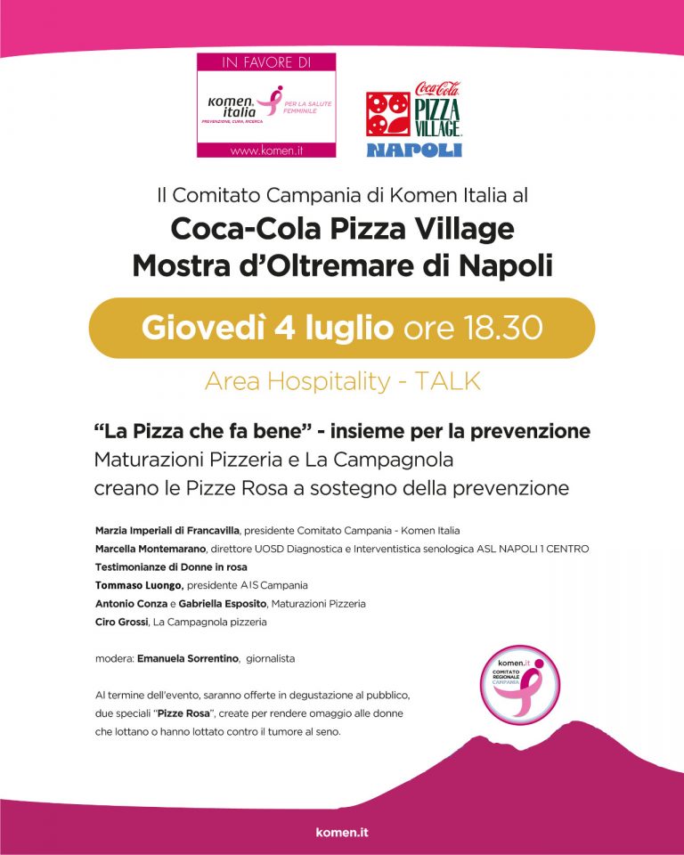 Locandina La Pizza che Fa Bene