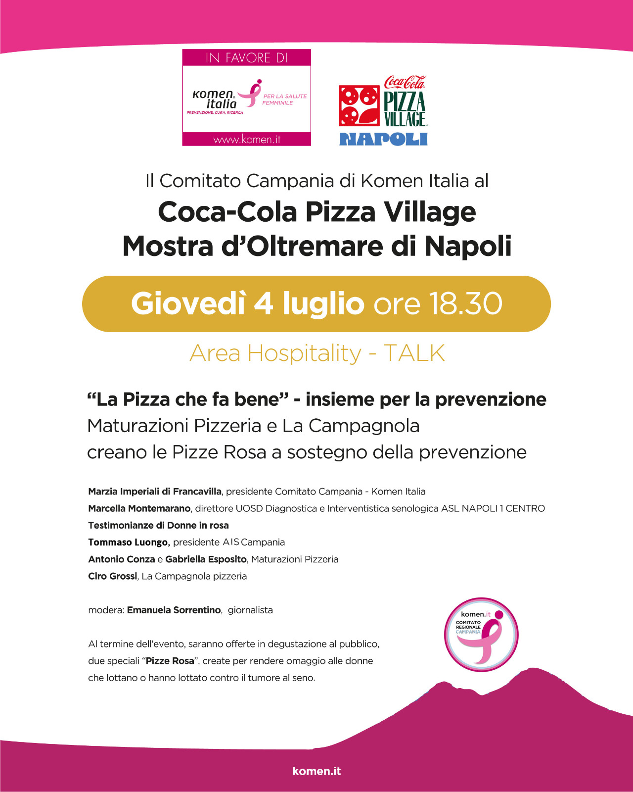 Locandina La Pizza che Fa Bene