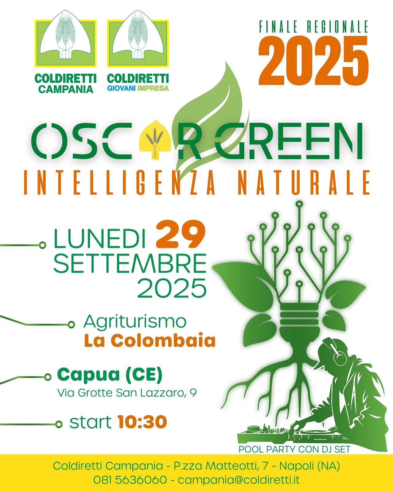 Locandina Oscar Green 2025