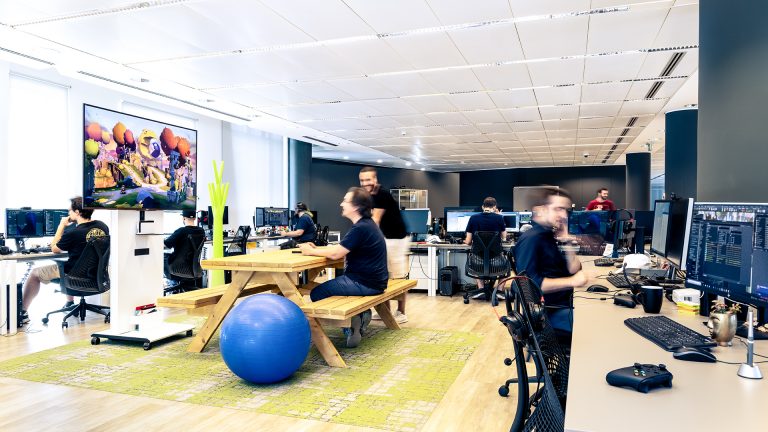 Ubisoft Milan office open space
