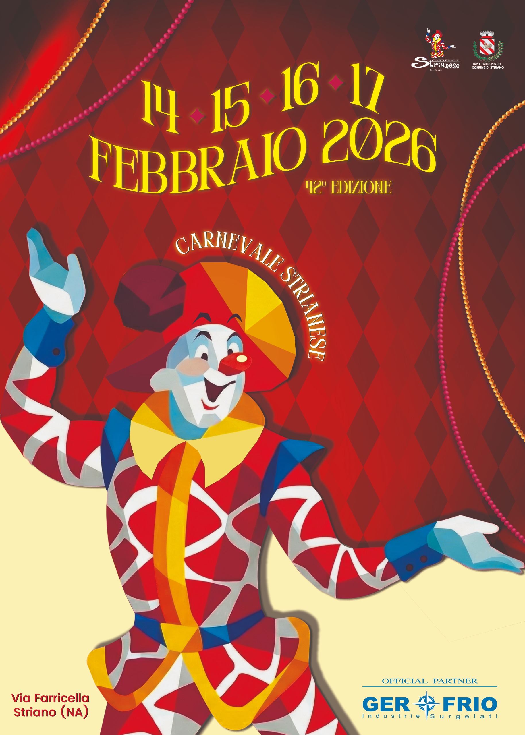 Carnevale Strianese, quattro giorni di festa: torna la 42ª edizione tra carri, musica e spettacoli