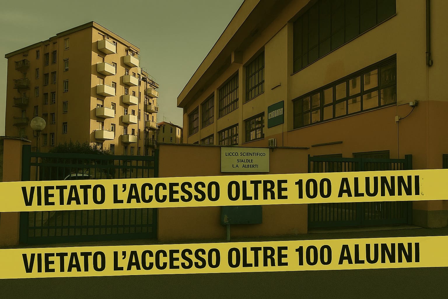 COSA STA SUCCEDENDO AL LICEO ALBERTI?