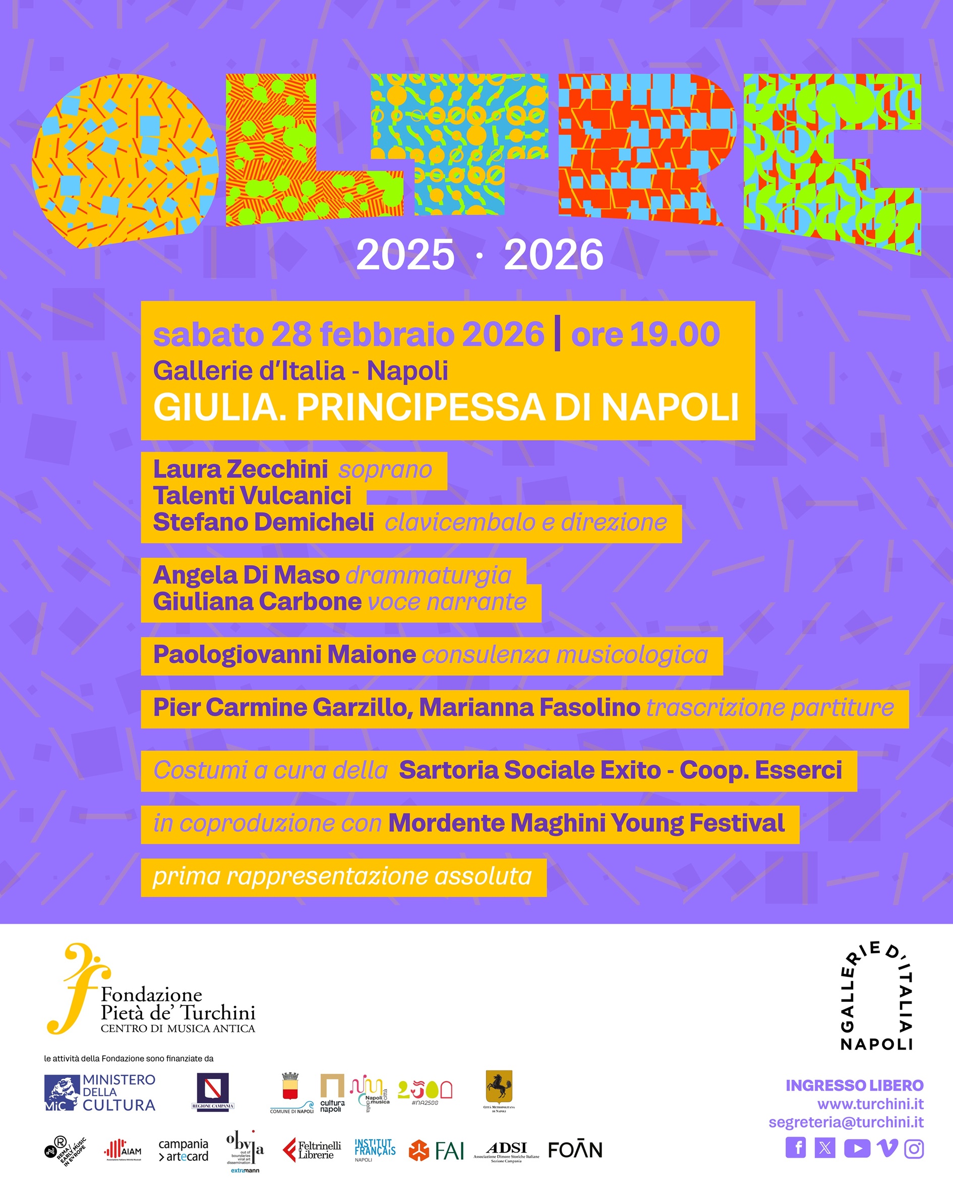 “Giulia. Principessa di Napoli”: tra note e parole, Fondazione Pietà de’ Turchini e Gallerie d’Italia fanno rivivere la controversa e temeraria artista della Napoli vicereale.