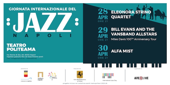 Giornata Internazionale del Jazz: a Napoli la 3°edizione
