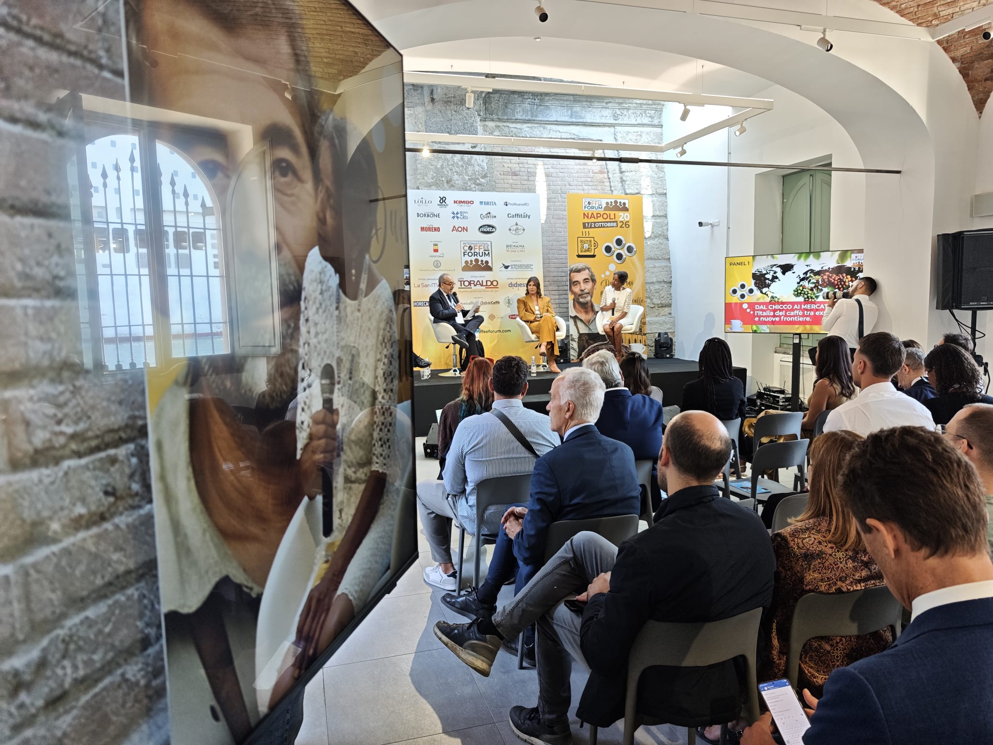 International Coffee Forum, Maria Ysabel Balbuena inaugura a Napoli la seconda edizione
