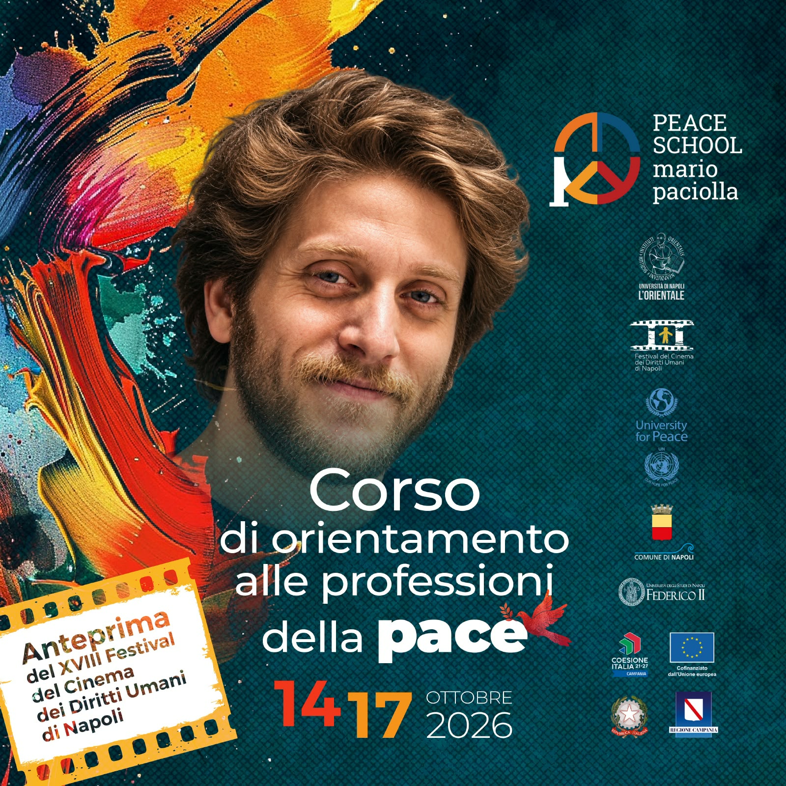Peace School «Mario Paciolla», al Maschio Angioino quattro giorni con chi lavora per la Pace tra Mediterraneo, Palestina e Ucraina