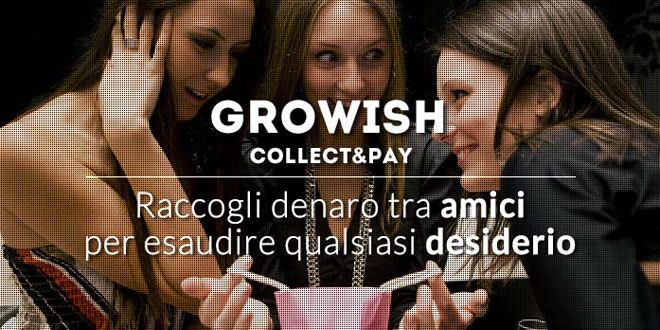 Growish raccolta denaro tra amici
