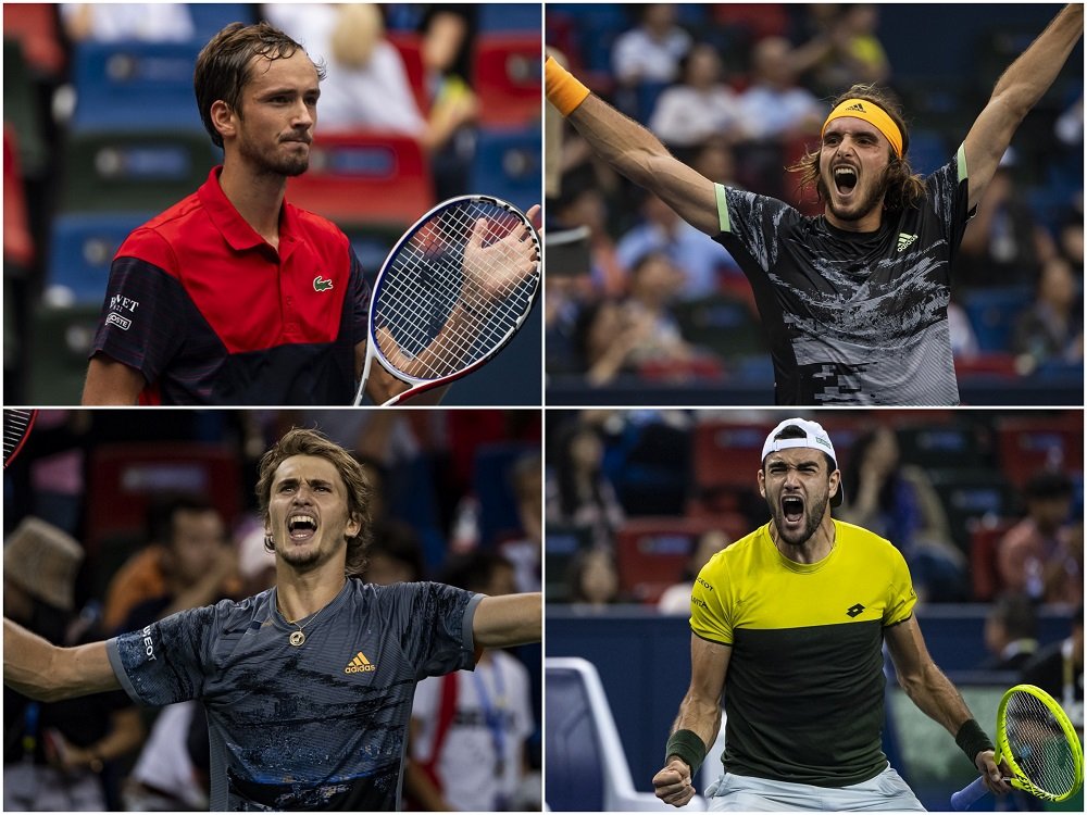 A Shangai trionfa la nuova generazione. Medvedev, Tsitsipas, Zverev e Berrettini: i quattro giovani semifinalisti dell'ATP Masters 1000 di Shanghai.