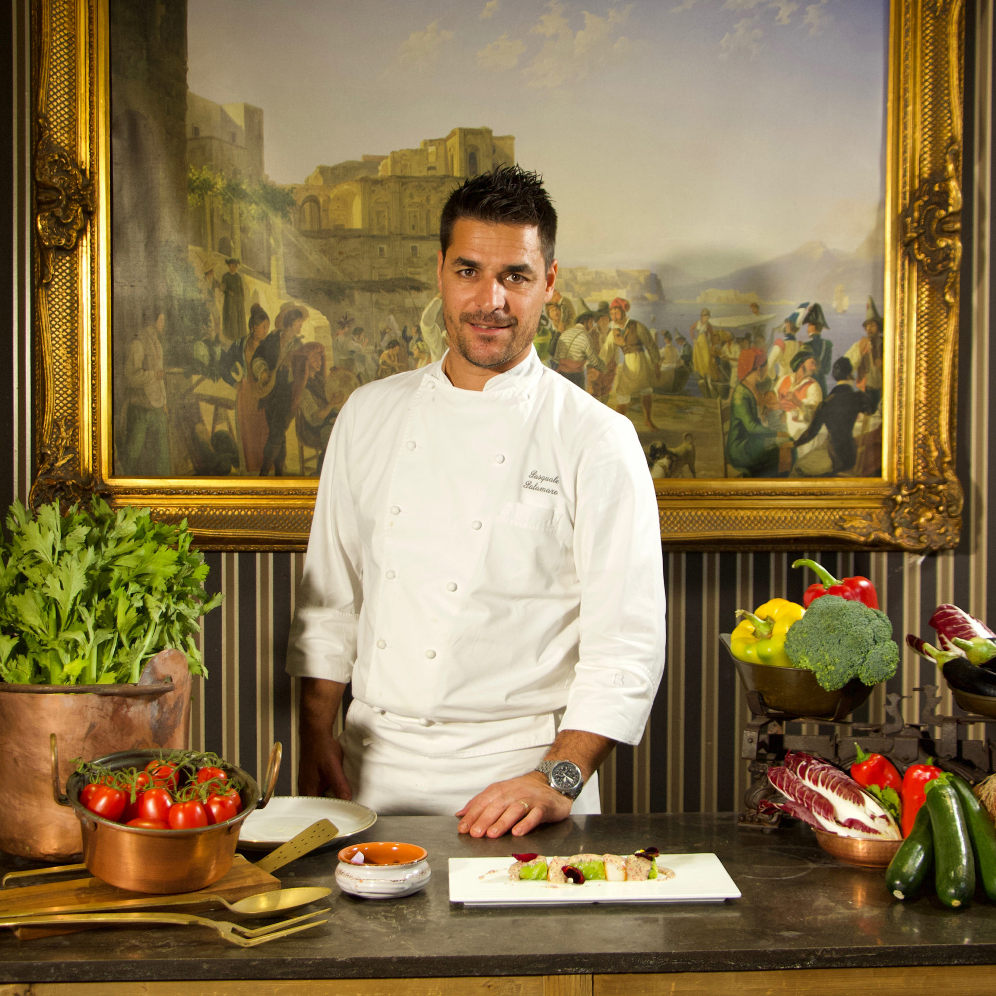 CHEF PASQUALE PALAMARO ALL'ARCHIVIO STORICO